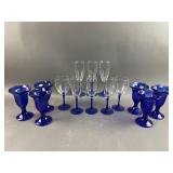 Colbalt Blue Dessert Glasses & More