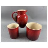 Le Creuset Pitcher & Utensil Crocks