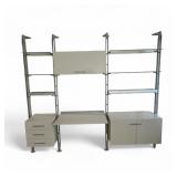 Large Cabinet Wall Shelving Unit