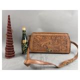 Tooled Leather Boho Bag & More