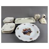 Vtg Bavarian Porcelain w/ Wall Sconce
