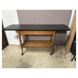 Mid Century Drop Leaf Bar Cart