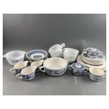 Currier & Ives Anchor Hocking & Royal Dishes