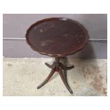 Vintage Pie Crust Side Table