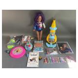 Signed Vic Mignogna, Yugi Oh Cards, & Misc Toys