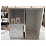 White Modular Stackable Storage Craft Cubes & More