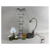 Lily Pad Base Floral Lamp & More