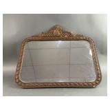 Antique Wooden Framed Mirror
