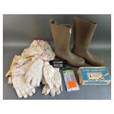 Steel Toe Boots, Work Gloves, & More