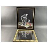 Signed Betty Griffis Still Life & Painter Frame