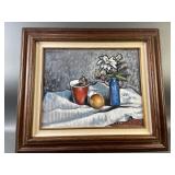 Precious Signed Still Life Oil Painting