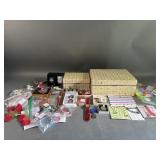 Mother of Pearl Boxes, Pewter, & Costume Jewelry
