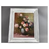 Royale Signed Vibrant Floral Painting