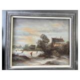 H Hargrove Print & Graastra Winter Painting