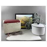 Hologram Print, Vintage Stool & More