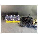 Onkyo Speakers, Motion Sensor Lights & Cables
