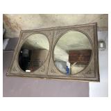 Duel Victorian Style Vintage Mirrors