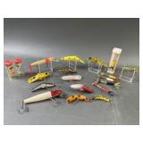 Vtg Wotta Frog, Mercury Worms & Minnows & Lures