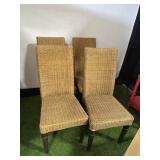 4 Pier 1 Wicker Chairs