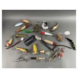 Variety Vtg. Lures Including Jitterbugs