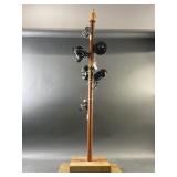 Wooden Display w/ Fishing Reels Incl. Shakespeare