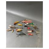 Vintage Fishing Lures Including Hula Popper