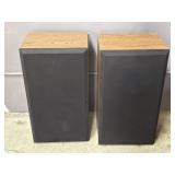 Large Unbranded Stereo Speakers