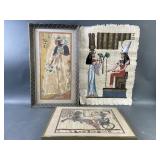 Egyptian Papyrus Paper Painting & Art