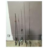 Quantum, Zebco & More 5 Fishing Rods & Reels