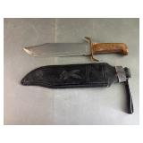 14 Inch Large Pakistan Bowie Knife in Sheath