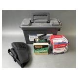 12 & 20 GA. Ammunition, Ammo Box & Holster