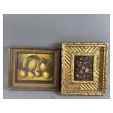 Vtg Framed Mid Century Still Lifeï¿½s