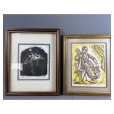 Signed Art Prints Cellist To Edmund