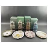 Vtg.Avon Steins, Porcelain Plates & More