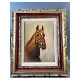 Oil Horse Portrait By D. Jenkins