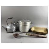 Aluminum Teapot & Smelting Ladle & More