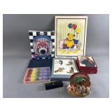 WonderArt Tiger, Shell Napkin Holder & More