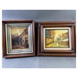 Signed MCM city Stroll Painting & Frames Print