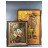 Yetsko Abstract Art & Betty Baldwin Oil