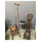 Vintage Step Stool , Wrought Iron Stool & More