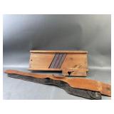 Primitive Babbage Cutter & Leather Saddle Bags