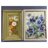 Lou Stavros Flower Painting & Signed Still Life