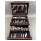 Reed & Barton Case w/Community Oneida Silverware
