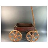 Vintage Wooden Handmade Wagon