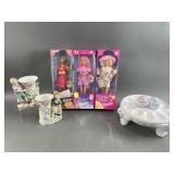Easter Barbies, Porcelain Egg Holder & More