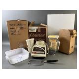Vintage Oster Blender, Rubbermaid & More