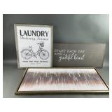 Laundry Sign Wall Decor & More