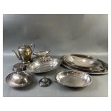 Silver Plated Academy Tea Pot & More