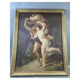 Signed Oil Painting By L. Dudzinski