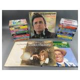 Vtg. Records, VHS & NIB DVDï¿½s